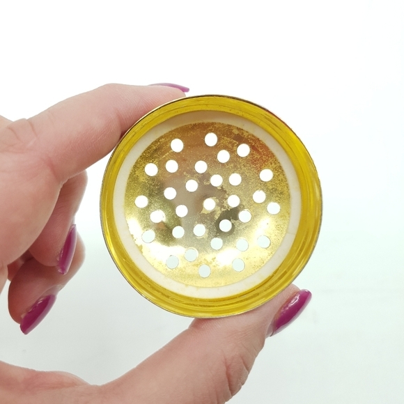 Himark Vintage Parmesan Cheese Shaker San Remo Buono‎ Italia Ceramic Gold Lid - Picture 9 of 9